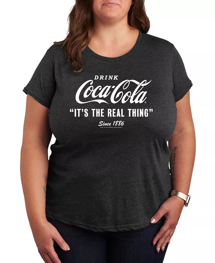 Футболка с принтом Coca-Cola The Real Thing больших размеров Hybrid Apparel, серый
Футболка с принтом Coca-Cola The Real Thing больших размеров Hybrid Apparel, серый