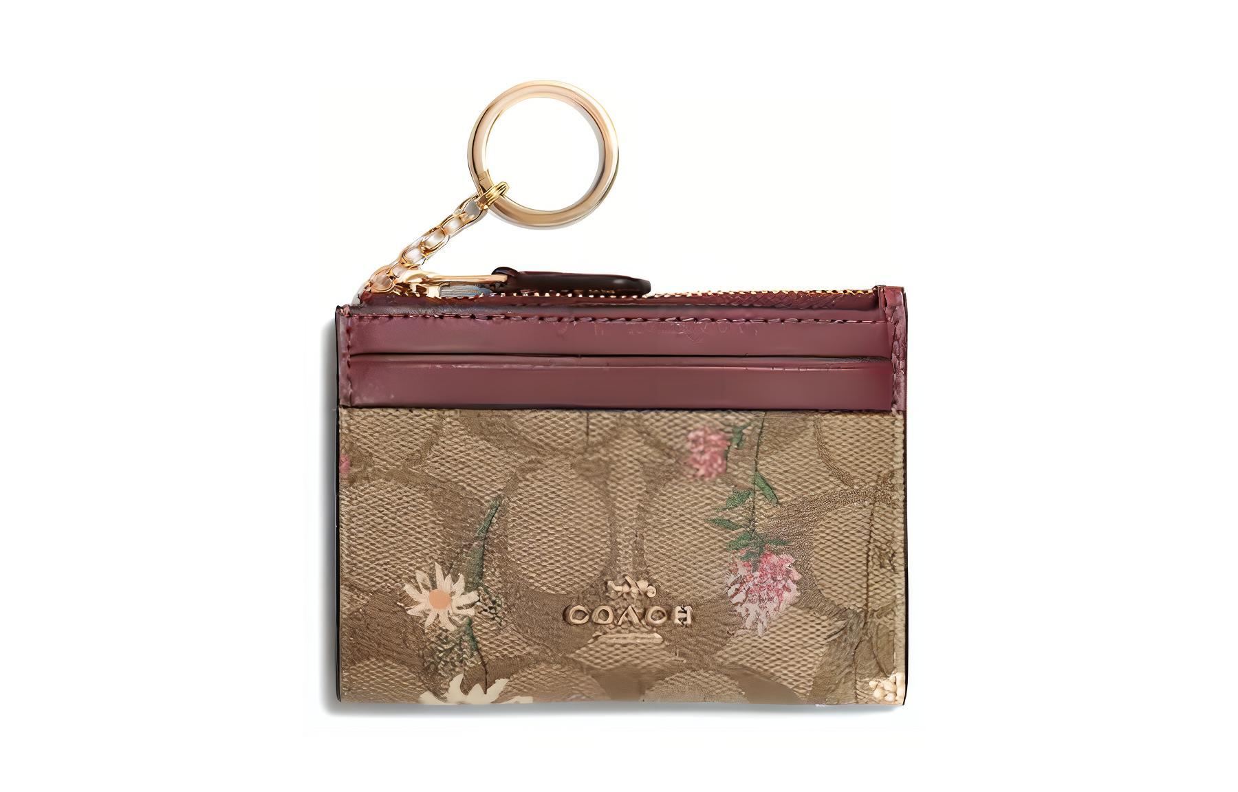 Стройный чехол для удостоверения с кожаным держателем для карт, миниатюрный, женский, цвет хаки COACH
Стройный чехол для удостоверения с кожаным держателем для карт, миниатюрный, женский, цвет хаки COACH