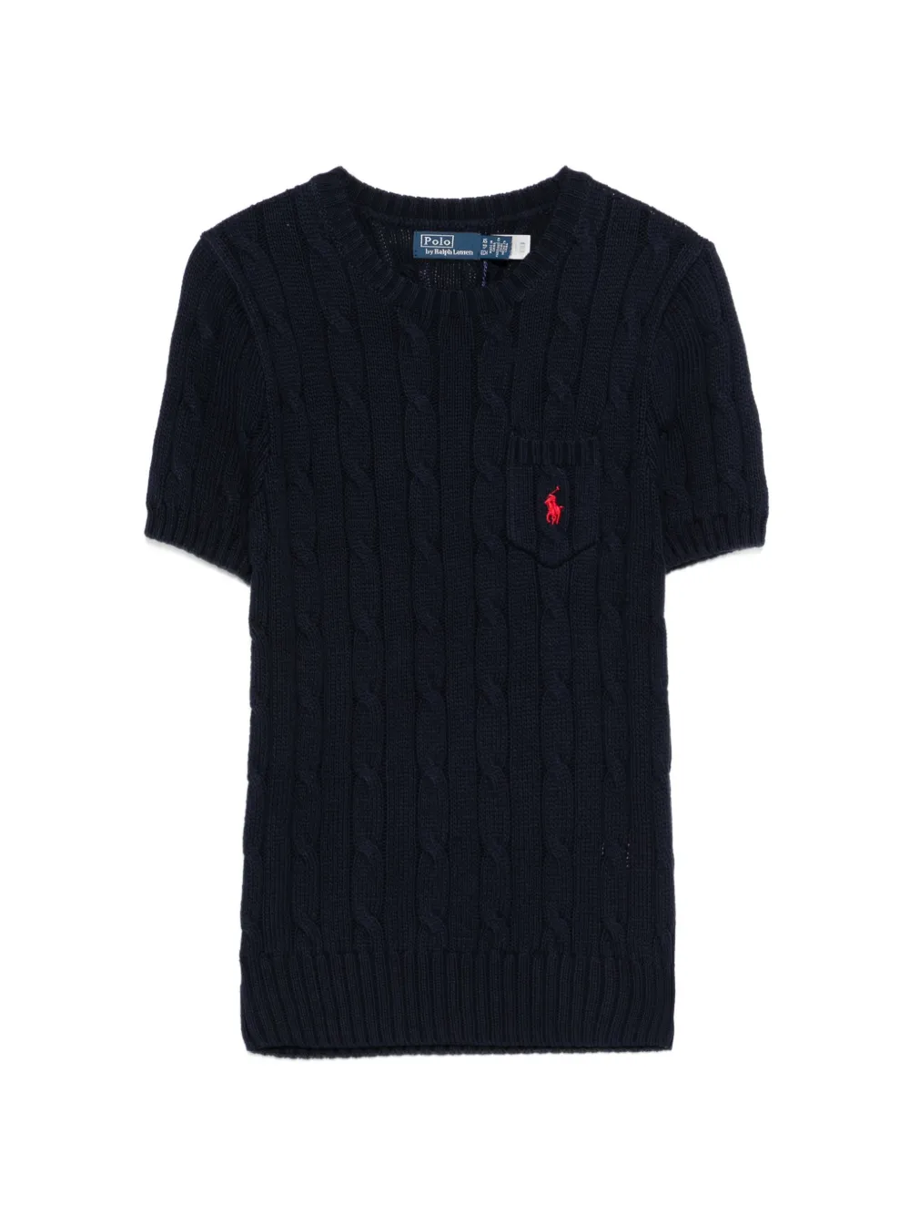 Футболка с карманом и вязкой в косичку POLO RALPH LAUREN, синий
Футболка с карманом и вязкой в косичку POLO RALPH LAUREN, синий