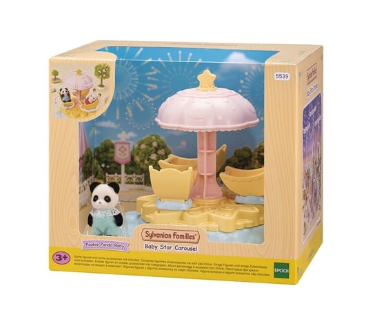 Sylvanian Families, Коллекционные фигурки, Набор «Забавная карусель со звездами»
Sylvanian Families, Коллекционные фигурки, Набор «Забавная карусель со звездами»
