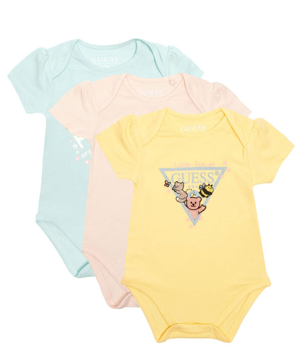 Боди детское Guess с принтом 3 шт, мультиколор
Боди детское Guess с принтом 3 шт, мультиколор