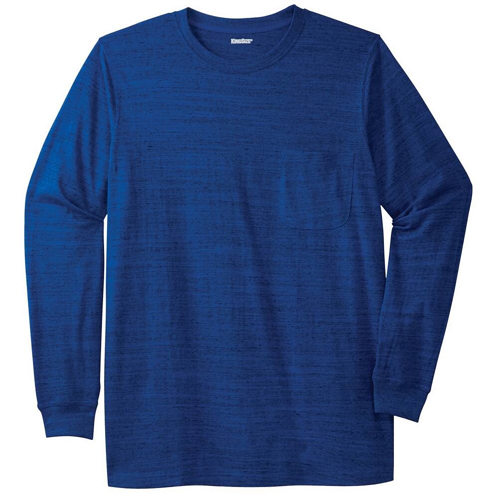Мужская неусадочная легкая футболка Kingsize с круглым вырезом и карманами для больших и высоких размеров с длинными рукавами KingSize, цвет Cobalt Marl
Мужская неусадочная легкая футболка Kingsize с круглым вырезом и карманами для больших и высоких размеров с длинными рукавами KingSize, цвет Cobalt Marl