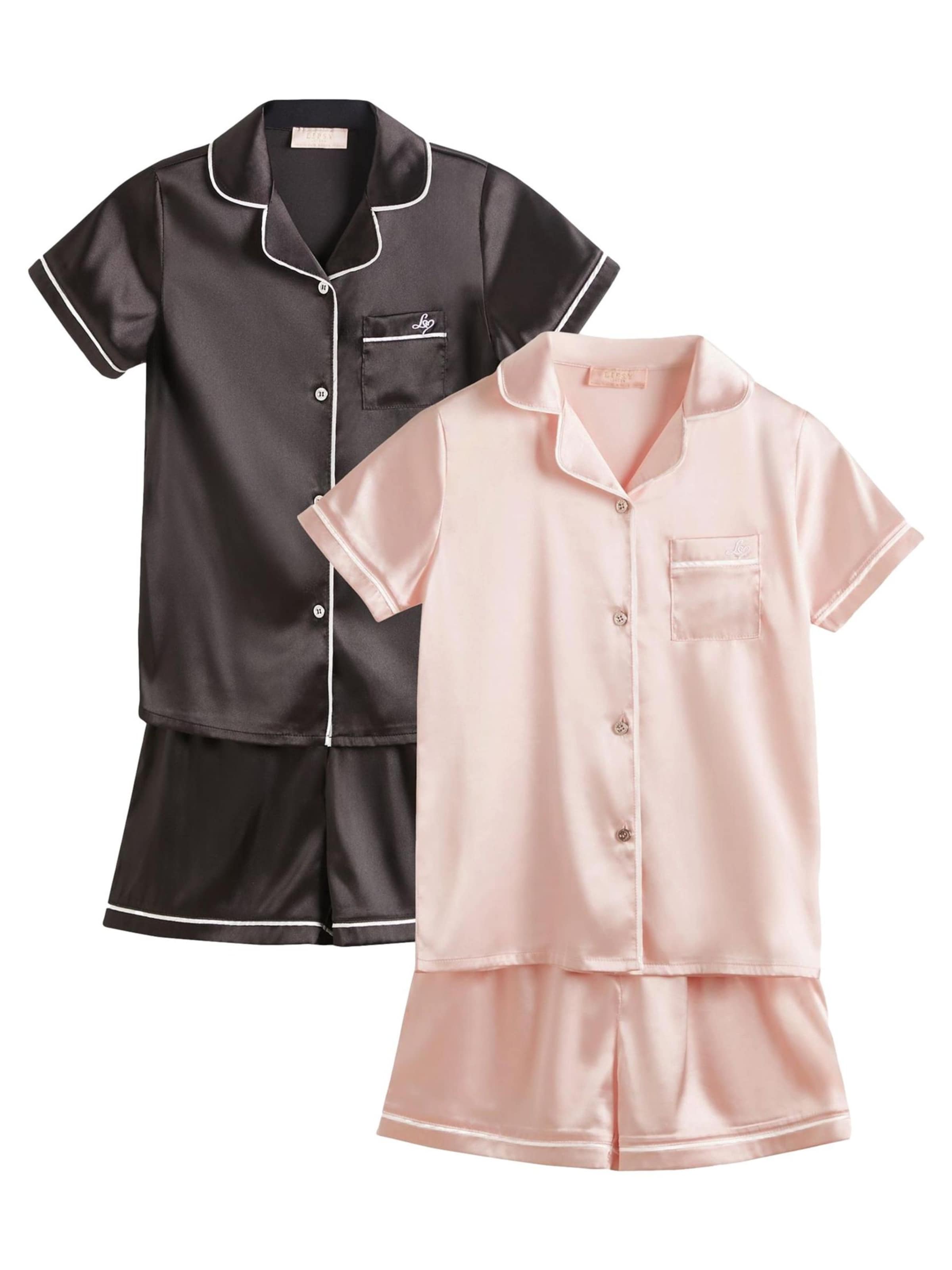 Lipsy Пижама в пастельно-розовом и черном цветах
Lipsy Пижама в пастельно-розовом и черном цветах