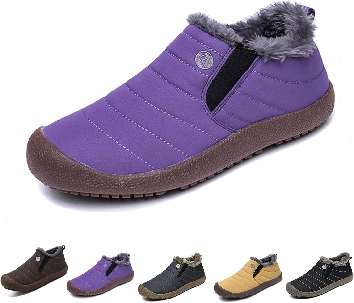 Мужские водонепроницаемые утепленные ботинки с плюшевой подкладкой для улицы, противоскользящие зимние ботинки на липучке, легкая зимняя обувь Loodion, фиолетовый
Мужские водонепроницаемые утепленные ботинки с плюшевой подкладкой для улицы, противоскользящие зимние ботинки на липучке, легкая зимняя обувь Loodion, фиолетовый