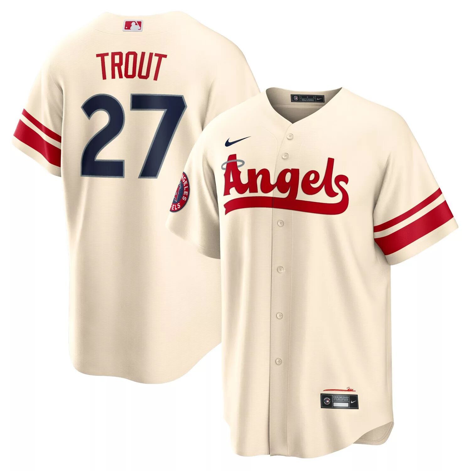 Мужская футболка Майка Траута кремового цвета Los Angeles Angels 2022 City Connect Replica Player Jersey Nike, Бежевый, Мужская футболка Майка Траута кремового цвета Los Angeles Angels 2022 City Connect Replica Player Jersey Nike
Мужская футболка Майка Траута кремового цвета Los Angeles Angels 2022 City Connect Replica Player Jersey Nike, Бежевый, Мужская футболка Майка Траута кремового цвета Los Angeles Angels 2022 City Connect Replica Player Jersey Nike