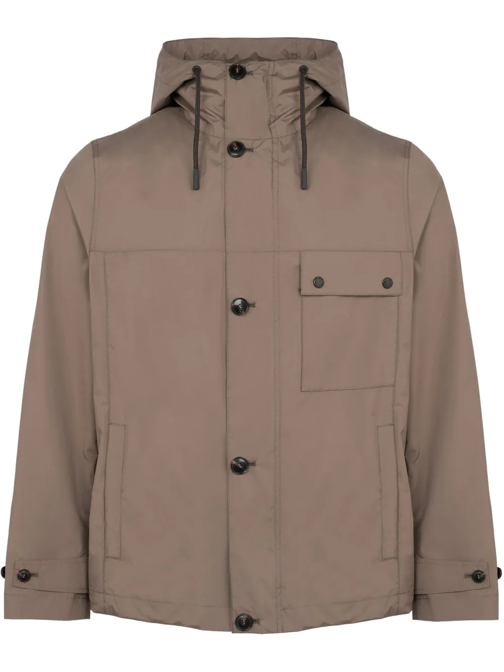 Непромокаемая куртка с капюшоном Yves Salomon, бежевый
Непромокаемая куртка с капюшоном Yves Salomon, бежевый