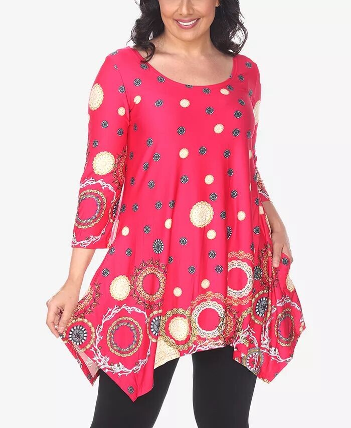 Топ-туника больших размеров Erie с рукавами 3/4 White Mark, мультиколор
Топ-туника больших размеров Erie с рукавами 3/4 White Mark, мультиколор