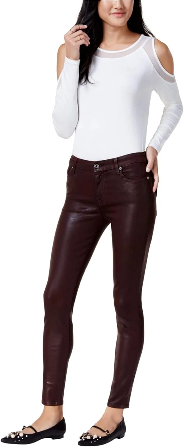 7 For All Mankind Женские облегающие брюки-джинсы с покрытием
7 For All Mankind Женские облегающие брюки-джинсы с покрытием