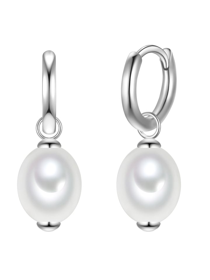 Rafaela Donata Серьги-кольца из стерлингового серебра с жемчужиной из ракушки в серебряной оправе
Rafaela Donata Серьги-кольца из стерлингового серебра с жемчужиной из ракушки в серебряной оправе