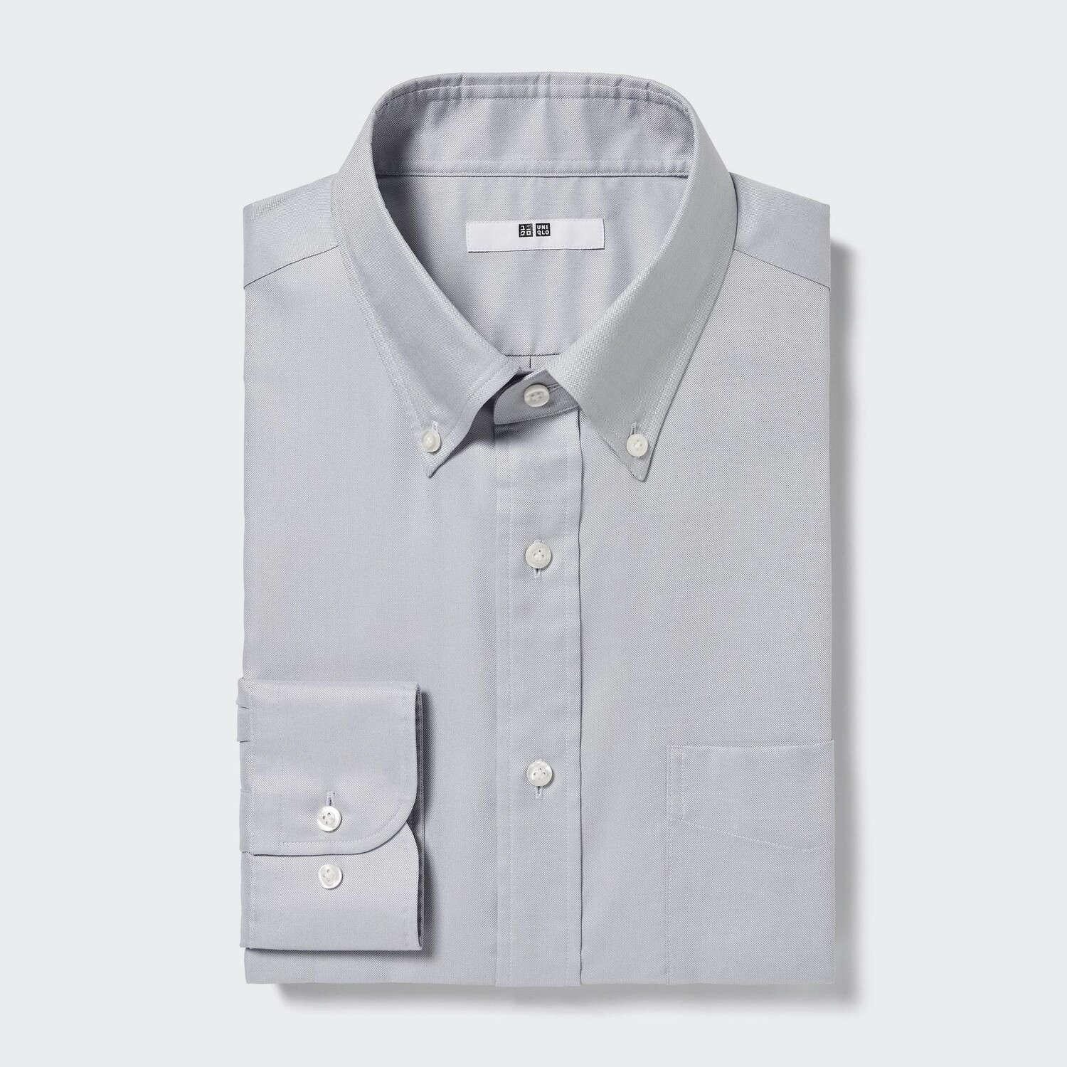 Рубашка UNIQLO Oxford с воротинком на пуговицах и длинными рукавами, светло-серый
Рубашка UNIQLO Oxford с воротинком на пуговицах и длинными рукавами, светло-серый