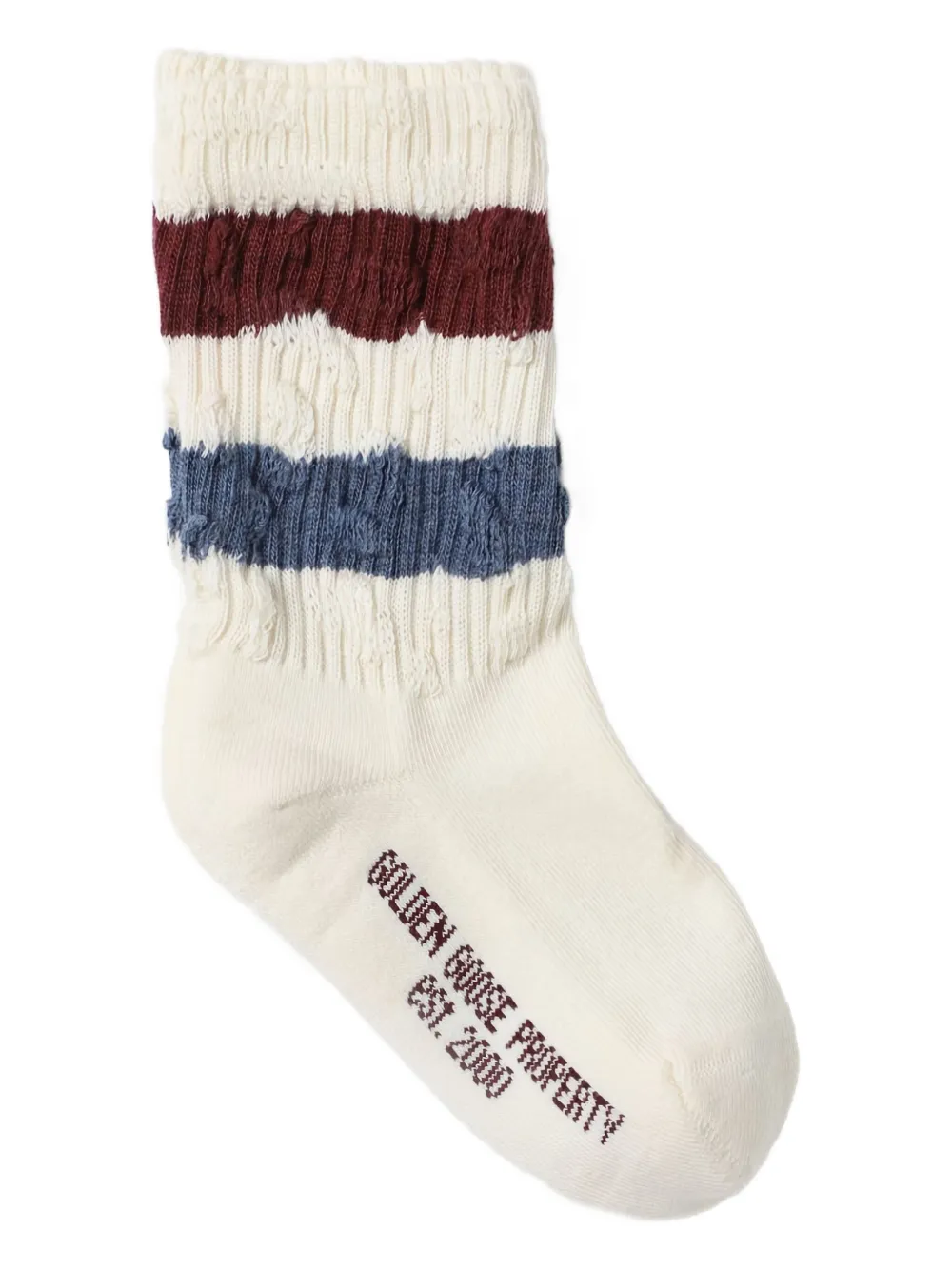 Полосатые носки в рубчик Golden Goose Kids, белый
Полосатые носки в рубчик Golden Goose Kids, белый