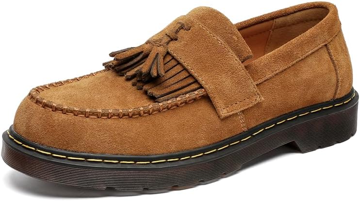 Лоферы из замшевой кожи с кисточками Conson-Ks, коричневый
Лоферы из замшевой кожи с кисточками Conson-Ks, коричневый