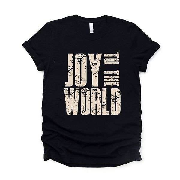 Футболка с принтом Joy to the world block distressed Simply Sage Market, Black
Футболка с принтом Joy to the world block distressed Simply Sage Market, Black