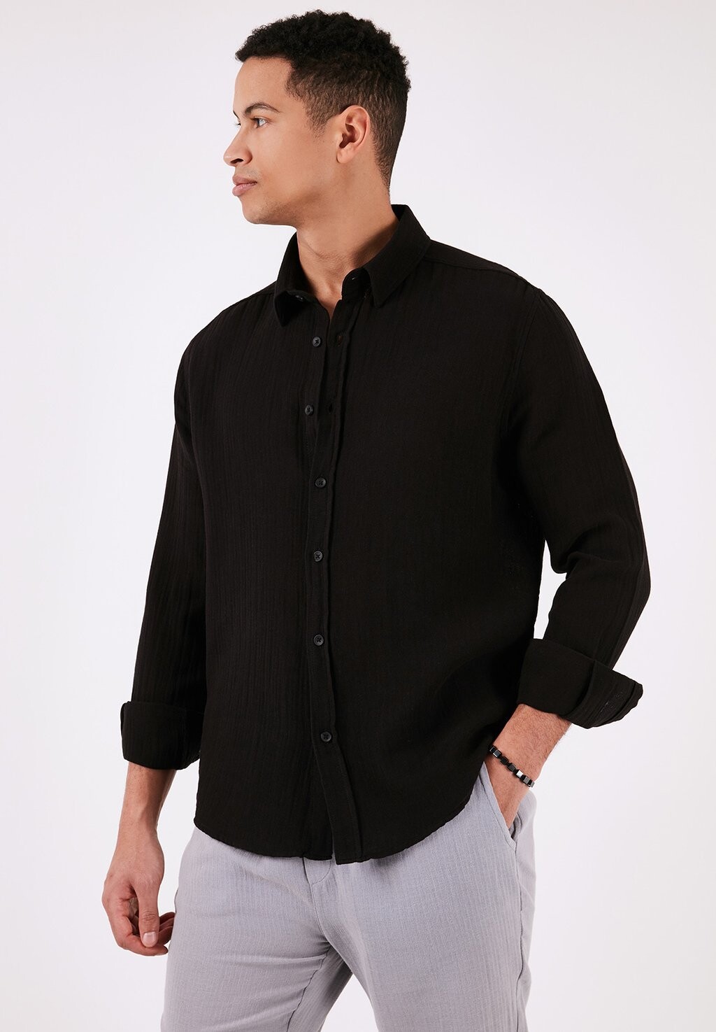 Рубашка Regular Fit Buratti, черная
Рубашка Regular Fit Buratti, черная