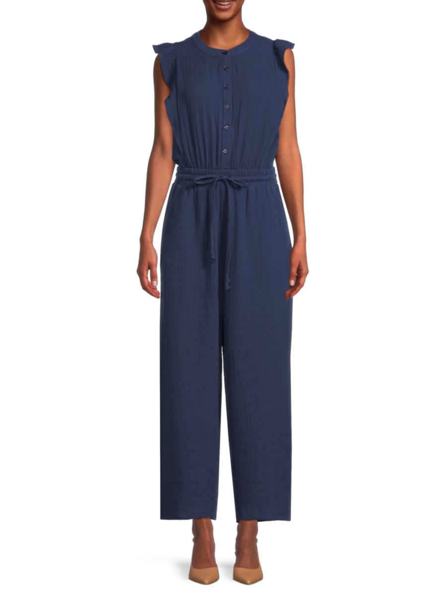 Комбинезон с воротником-стойкой и рукавами-крылышками Saks Fifth Avenue, цвет Marine
Комбинезон с воротником-стойкой и рукавами-крылышками Saks Fifth Avenue, цвет Marine