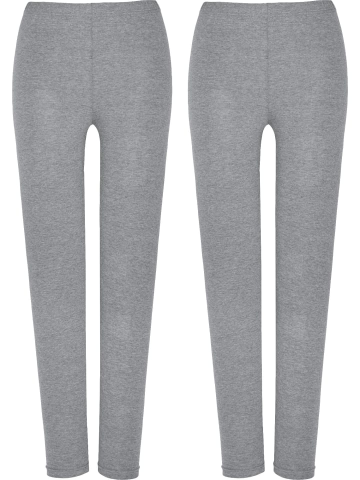 Леггинсы из одинарного джерси, длинные, 2 пары, светло-серый меланж Erwin Müller
Леггинсы из одинарного джерси, длинные, 2 пары, светло-серый меланж Erwin Müller