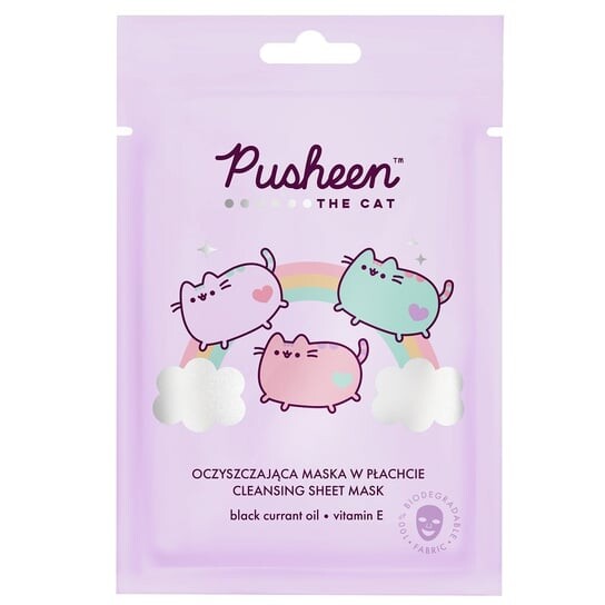 Очищающая тканевая маска, 17 г Pusheen
Очищающая тканевая маска, 17 г Pusheen