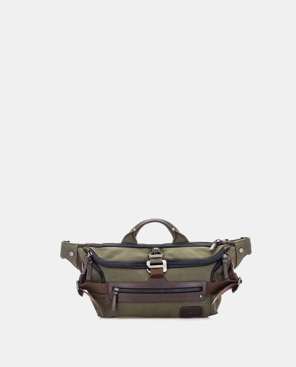 Мужская хлопковая поясная сумка цвета милитари-зеленый Scharlau, военный зеленый
Мужская хлопковая поясная сумка цвета милитари-зеленый Scharlau, военный зеленый