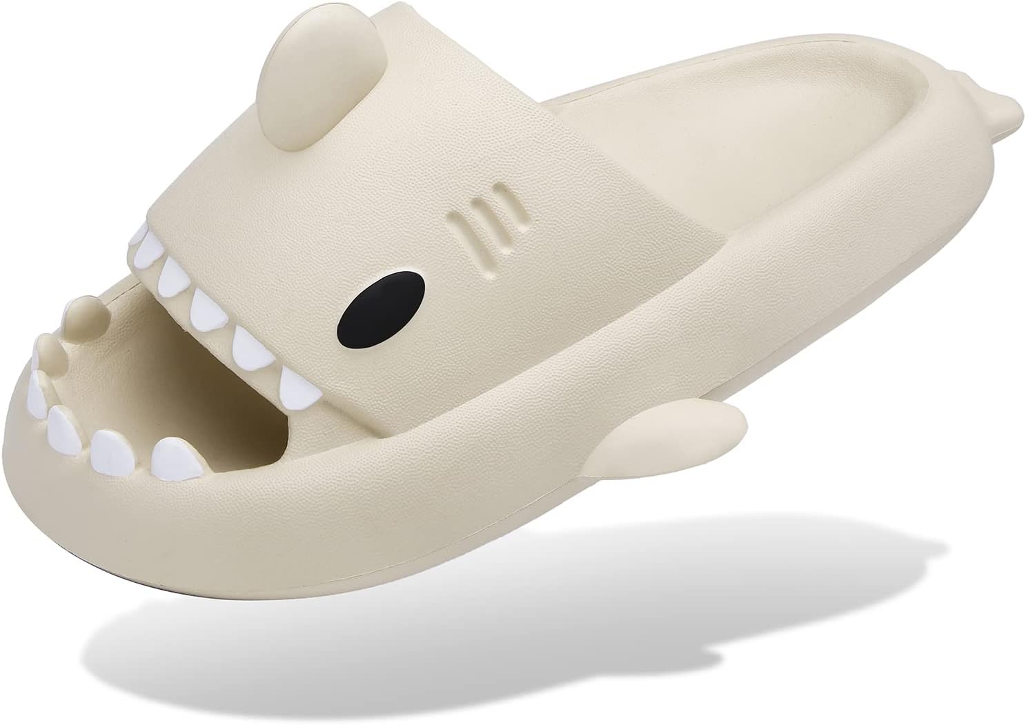 Мужские и женские шлепанцы с изображением акулы Cloud, летние открытые сандалии с мягкой толстой подошвой, противоскользящие, для пляжа, бассейна и душа Inminpin, бежевый
Мужские и женские шлепанцы с изображением акулы Cloud, летние открытые сандалии с мягкой толстой подошвой, противоскользящие, для пляжа, бассейна и душа Inminpin, бежевый
