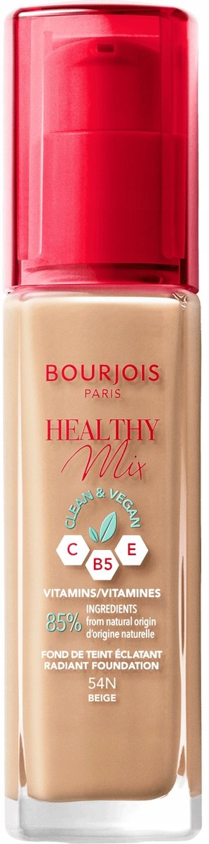 Bourjois Healthy Mix Clean 54N Beige Foundation 30 мл
Bourjois Healthy Mix Clean 54N Beige Foundation 30 мл