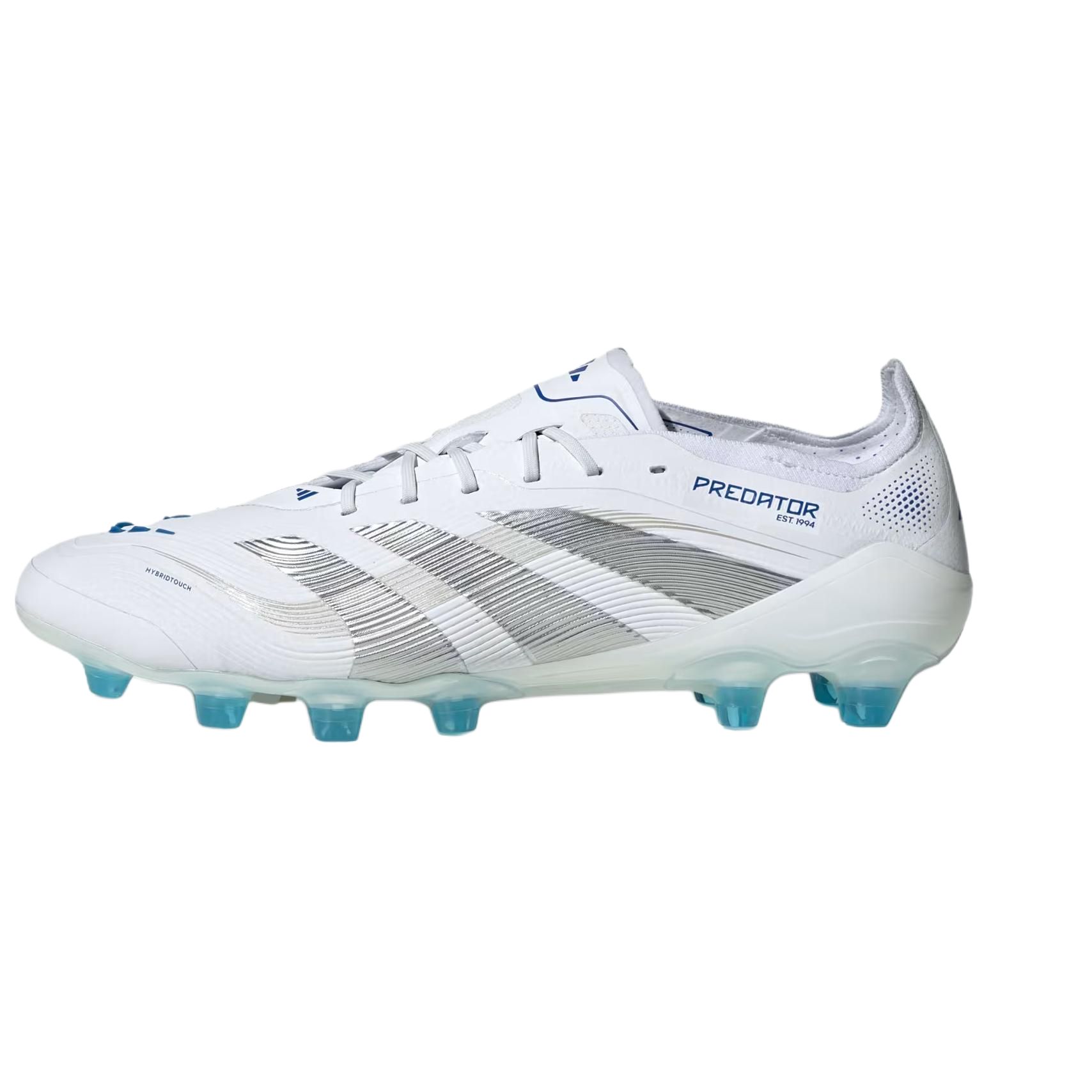 Adidas Кроссовки для футбола Predator Elite Unisex низкие Cloud White/Metallic Silver/Bright Royal Blue
Adidas Кроссовки для футбола Predator Elite Unisex низкие Cloud White/Metallic Silver/Bright Royal Blue