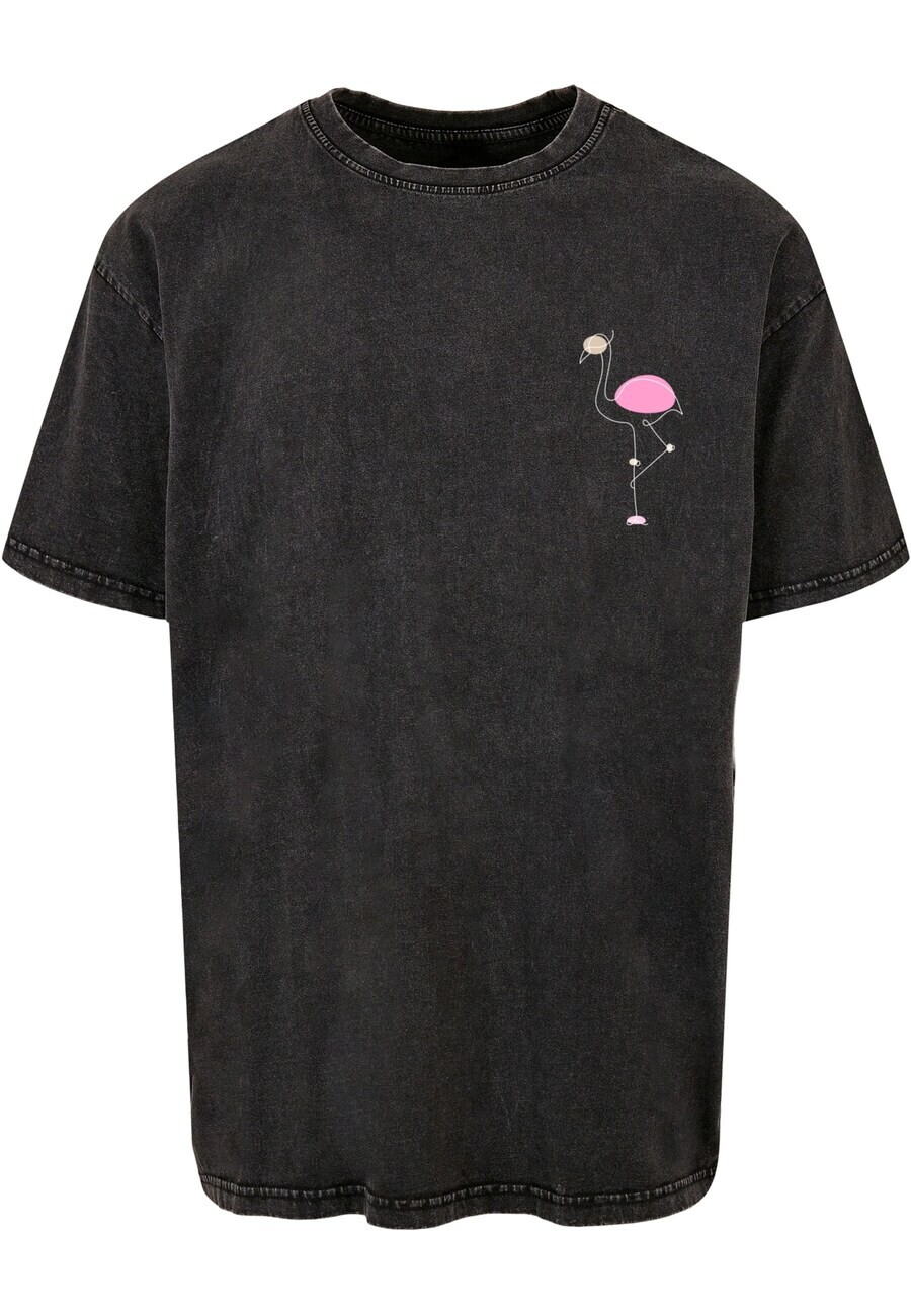 Футболка Merchcode FLAMINGO, черный деним 
Футболка Merchcode FLAMINGO, черный деним