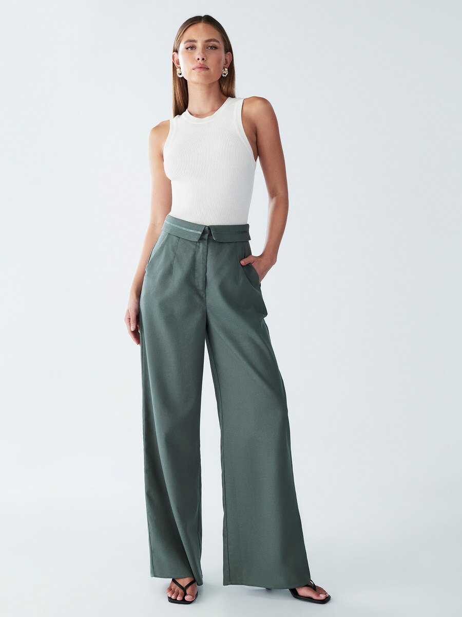 Брюки свободного кроя BWLDR AMARE, оливковый 
Брюки свободного кроя BWLDR AMARE, оливковый