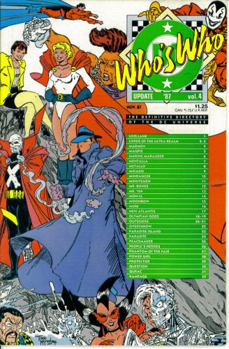 Who's Who - The Definitive Directory of the DC Universe Update '87 #4 : Lois Lane to Rampage (DC Comics) (DC Comics)
Who's Who - The Definitive Directory of the DC Universe Update '87 #4 : Lois Lane to Rampage (DC Comics) (DC Comics)