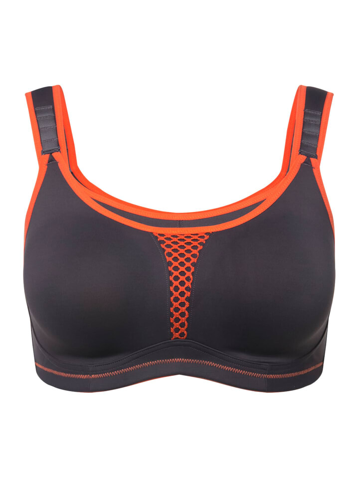 Спортивный бюстгальтер Ulla Popken, темно-серый
Спортивный бюстгальтер Ulla Popken, темно-серый