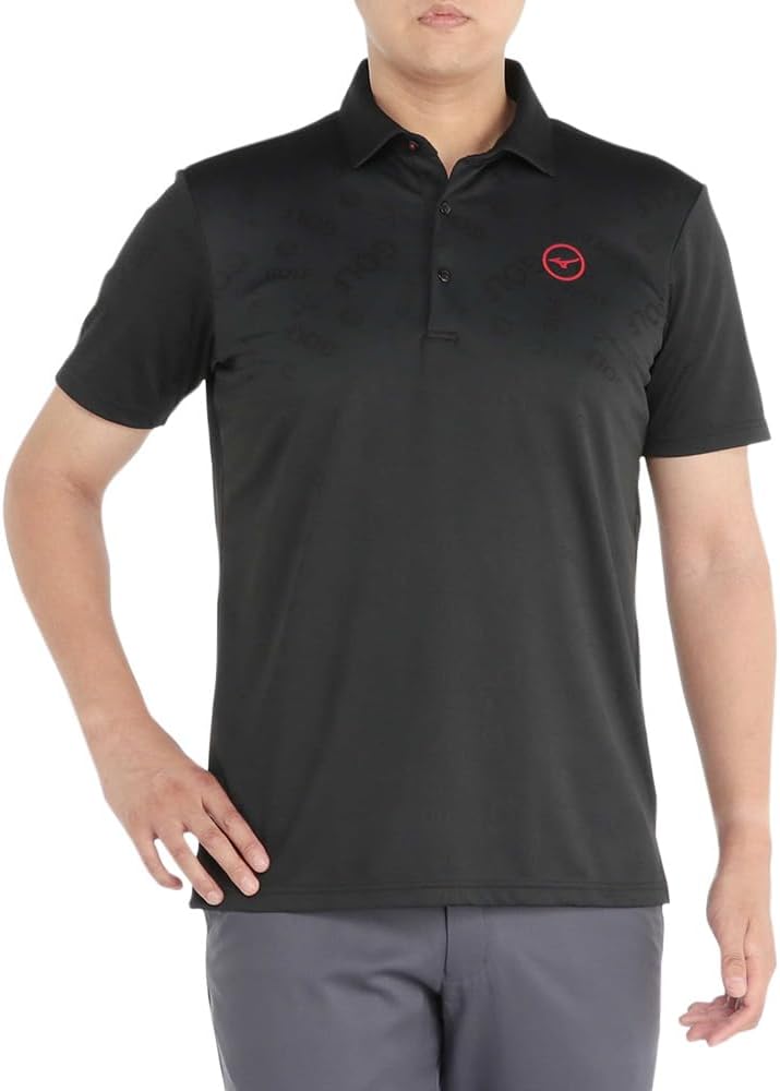 Мужская поло-рубашка для гольфа Mizuno из жаккардовой эластичной ткани, с коротким рукавом, влагоотводящая, быстросохнущая и обеспечивающая свободу движений (E2MAB018), черный
Мужская поло-рубашка для гольфа Mizuno из жаккардовой эластичной ткани, с коротким рукавом, влагоотводящая, быстросохнущая и обеспечивающая свободу движений (E2MAB018), черный