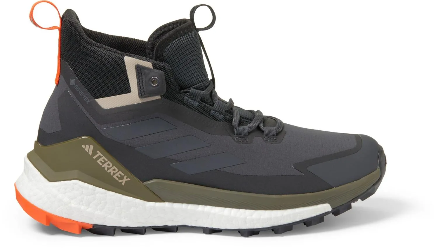 Треккинговые ботинки Terrex Free Hiker GORE-TEX 2.0 - Мужские adidas, Carbon/Grey Six/Core Black
Треккинговые ботинки Terrex Free Hiker GORE-TEX 2.0 - Мужские adidas, Carbon/Grey Six/Core Black