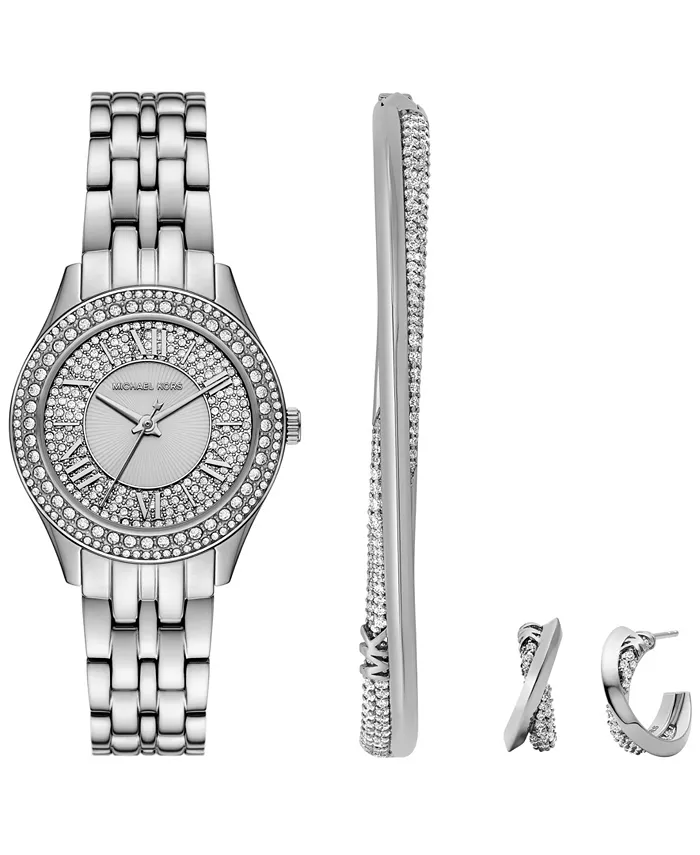 Женские часы Harlowe с тремя стрелками из нержавеющей стали серебристого тона, 33 мм Michael Kors
Женские часы Harlowe с тремя стрелками из нержавеющей стали серебристого тона, 33 мм Michael Kors