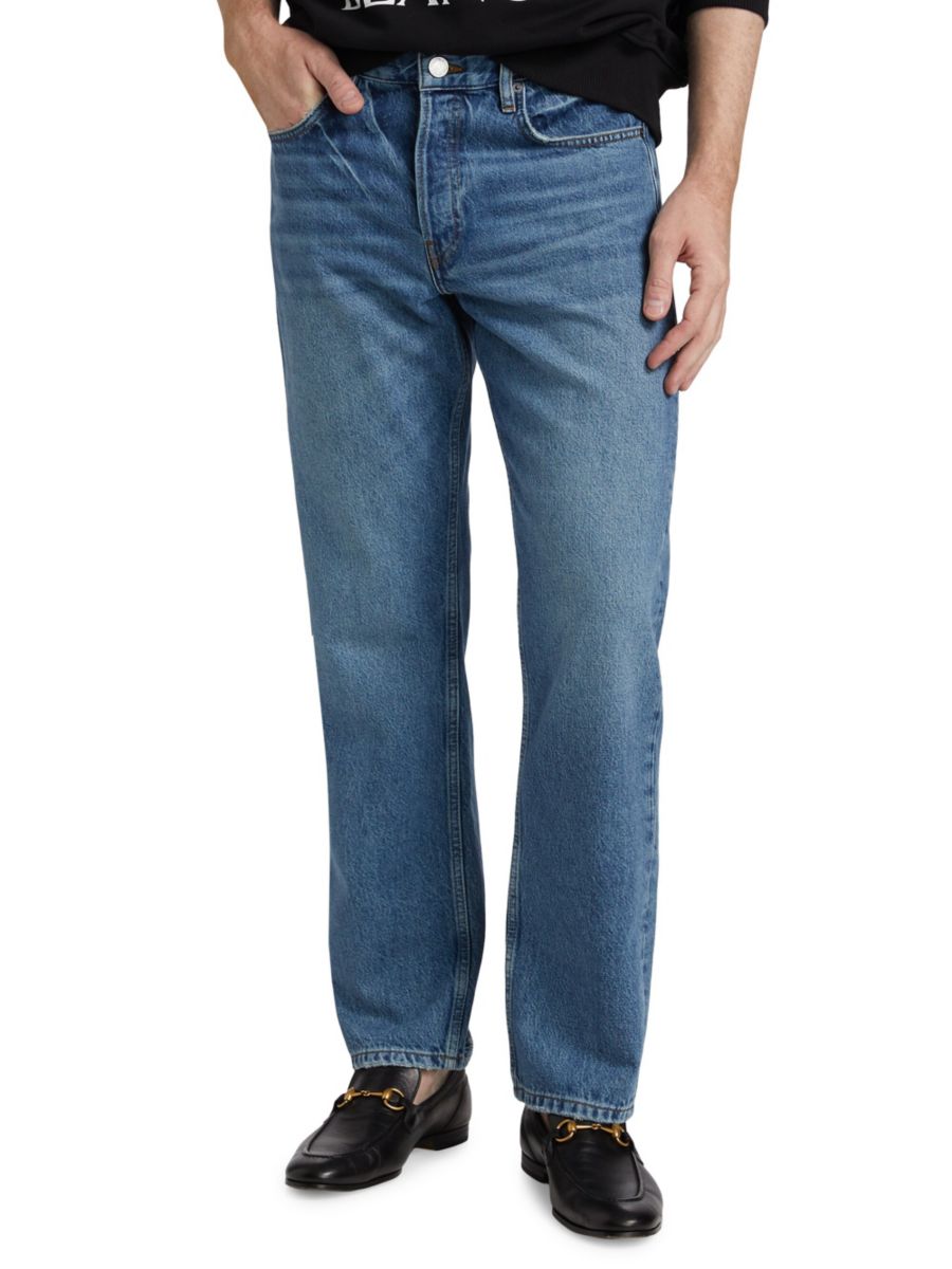 Прямые выстиранные джинсы Frame, цвет Blue Gold
Прямые выстиранные джинсы Frame, цвет Blue Gold