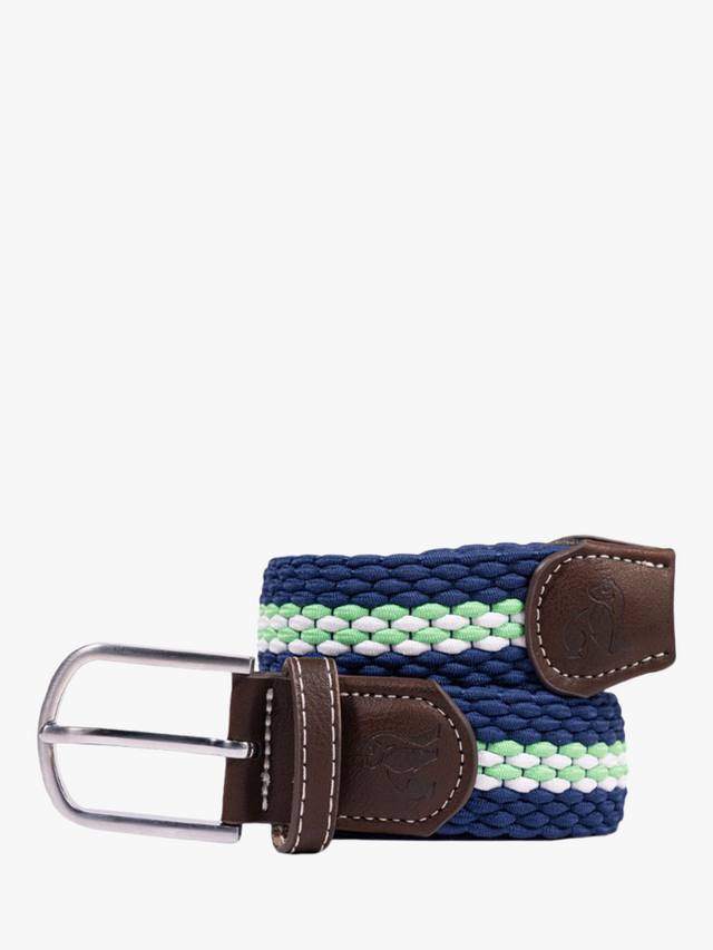 Плетеный пояс в полоску Swole Panda, Navy/Green
Плетеный пояс в полоску Swole Panda, Navy/Green