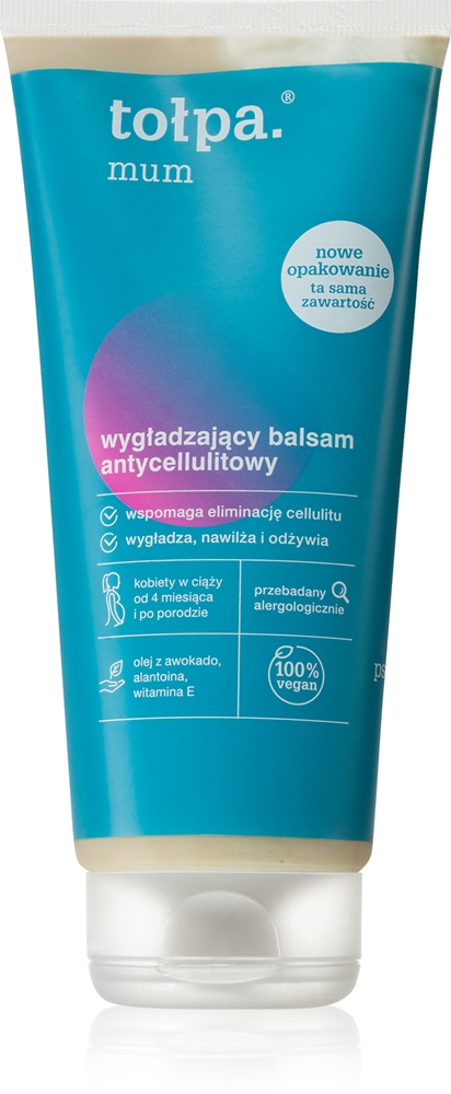 Dermo body mum разглаживающий бальзам для тела от целлюлита Tołpa, 200 мл
Dermo body mum разглаживающий бальзам для тела от целлюлита Tołpa, 200 мл