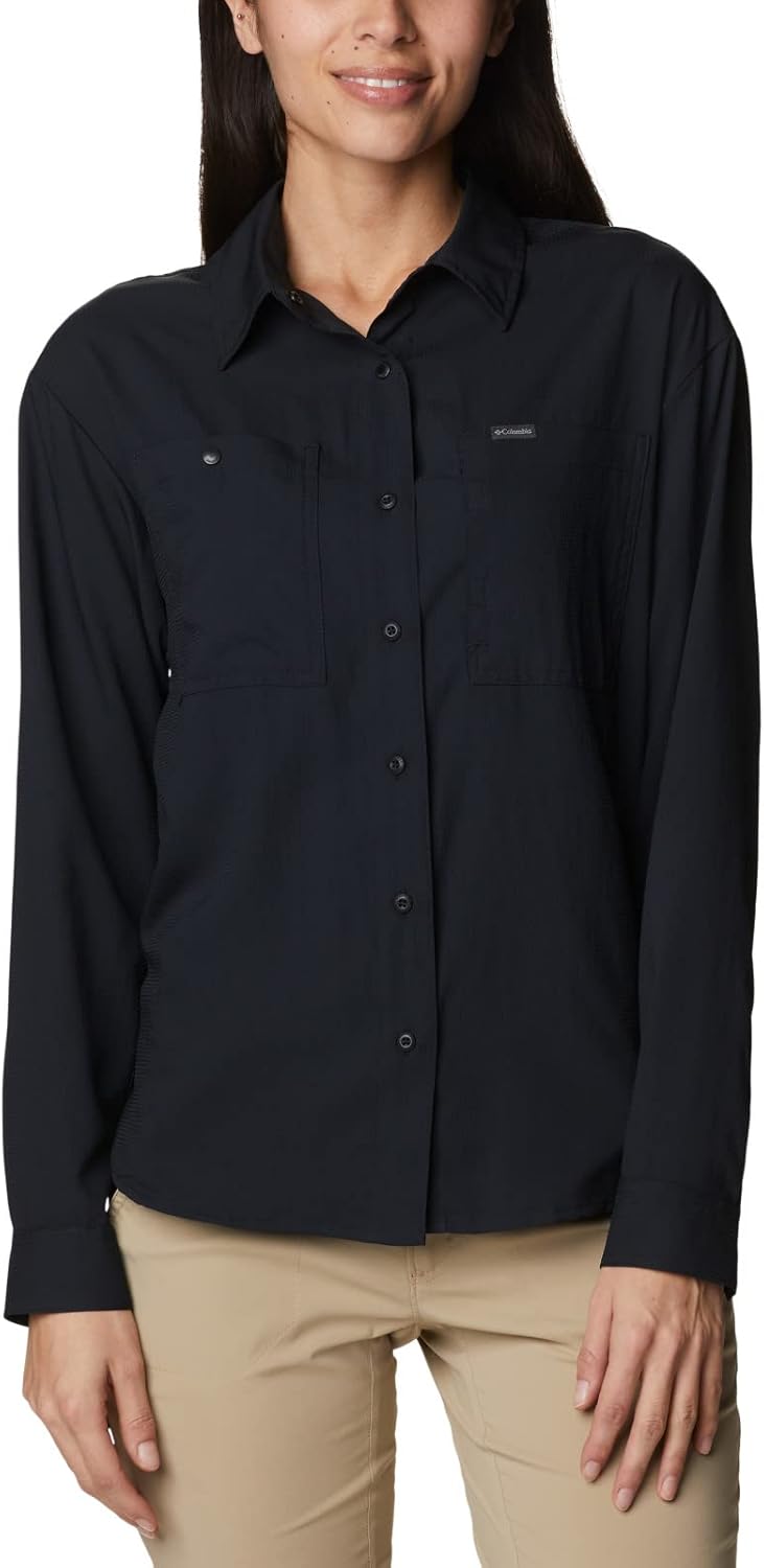 Женская рубашка Columbia Silver Ridge Utility с длинным рукавом, черная, размер X-Large
Женская рубашка Columbia Silver Ridge Utility с длинным рукавом, черная, размер X-Large