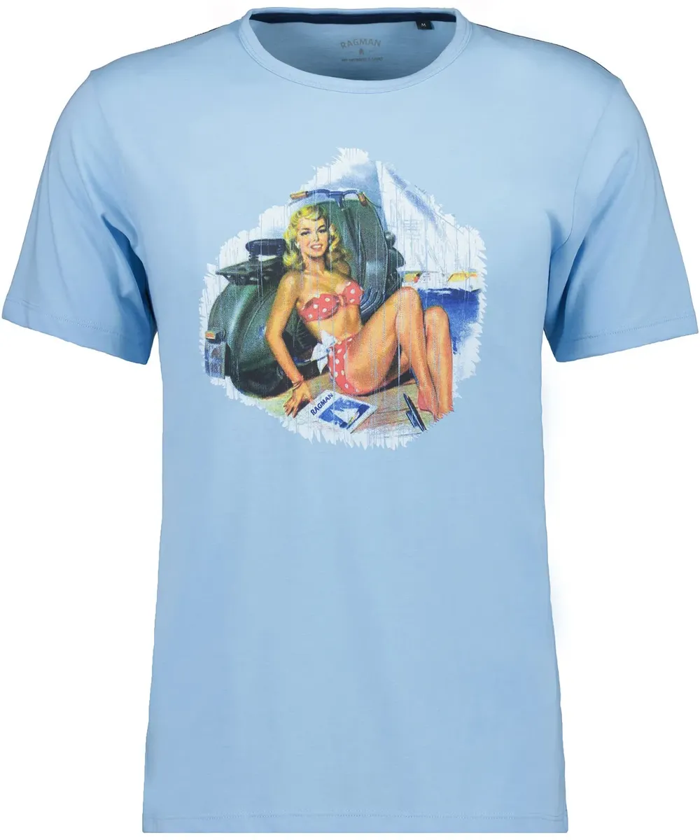 Ragman футболка, голубой 
Ragman футболка, голубой