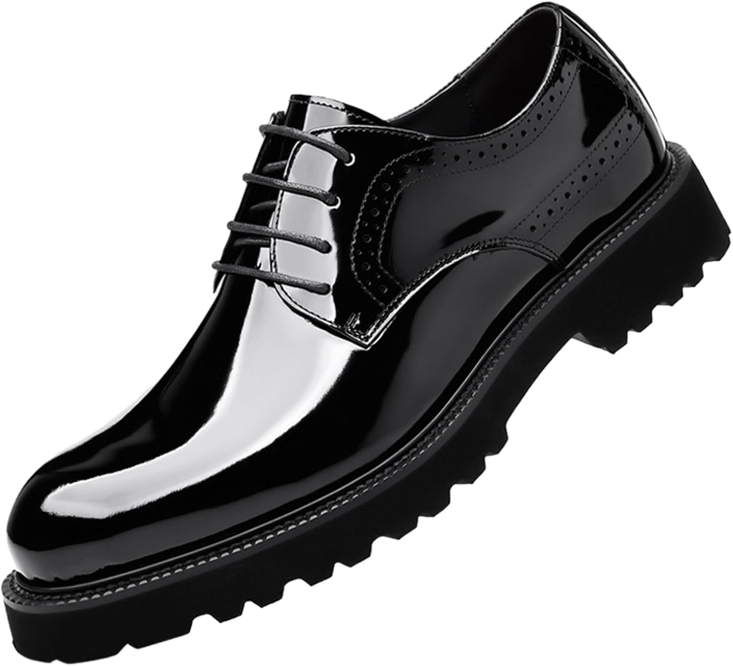 Мужские оксфорды броги на шнуровке из лаковой кожи, удобные туфли с круглым носком, массивной платформой, формальные, с противоскользящей подошвой, деловые туфли дерби Galonfulty, черный
Мужские оксфорды броги на шнуровке из лаковой кожи, удобные туфли с круглым носком, массивной платформой, формальные, с противоскользящей подошвой, деловые туфли дерби Galonfulty, черный