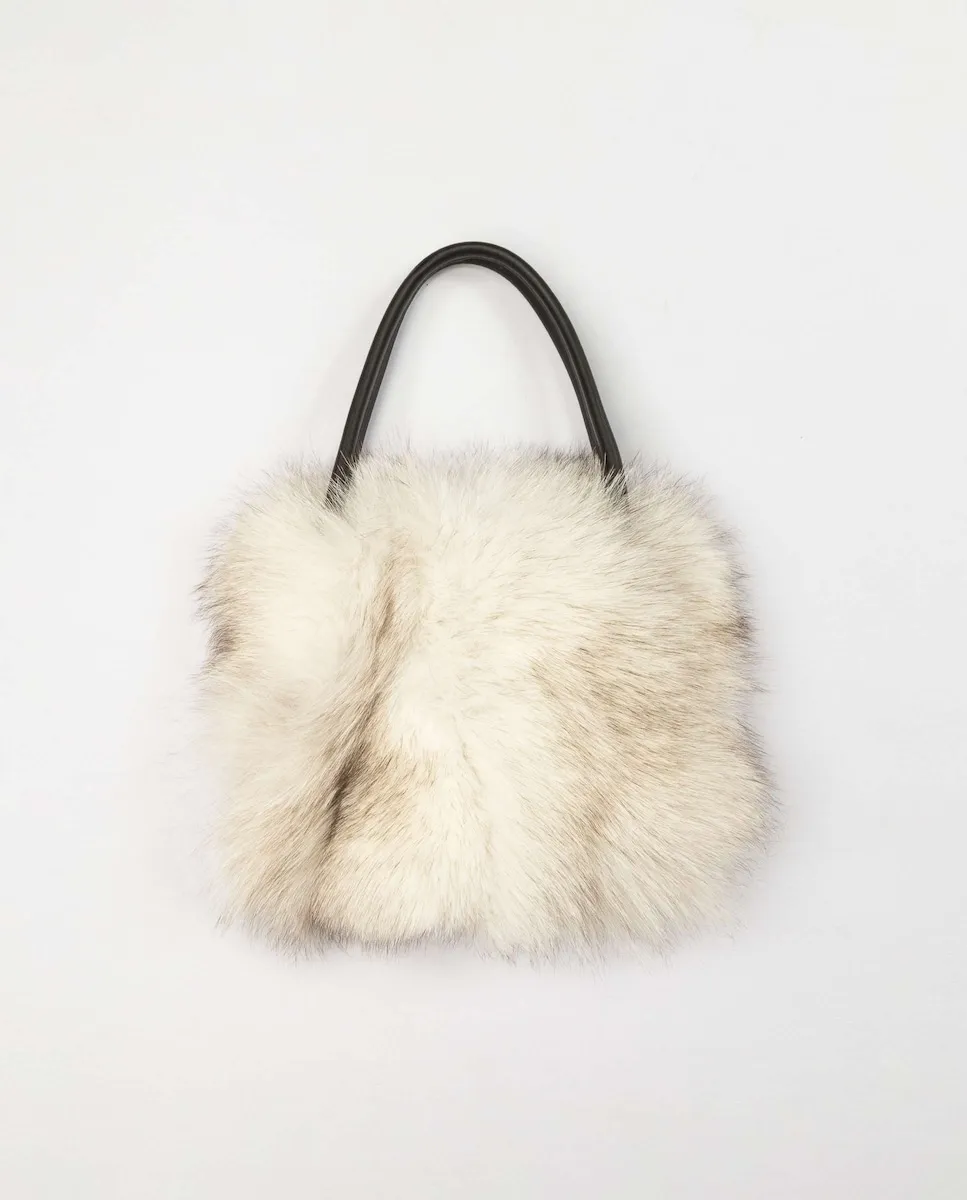 Многофункциональная сумка из лисьего меха De la Roca, белый
Многофункциональная сумка из лисьего меха De la Roca, белый