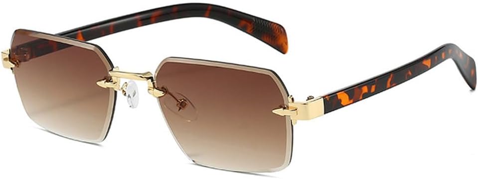 Женские солнцезащитные очки без оправы, модные, прозрачные, с градиентным переходом, защита от УФ-излучения UV400; мужские солнцезащитные очки в стиле панк HVTVTLA, Golden Tea Gradient
Женские солнцезащитные очки без оправы, модные, прозрачные, с градиентным переходом, защита от УФ-излучения UV400; мужские солнцезащитные очки в стиле панк HVTVTLA, Golden Tea Gradient