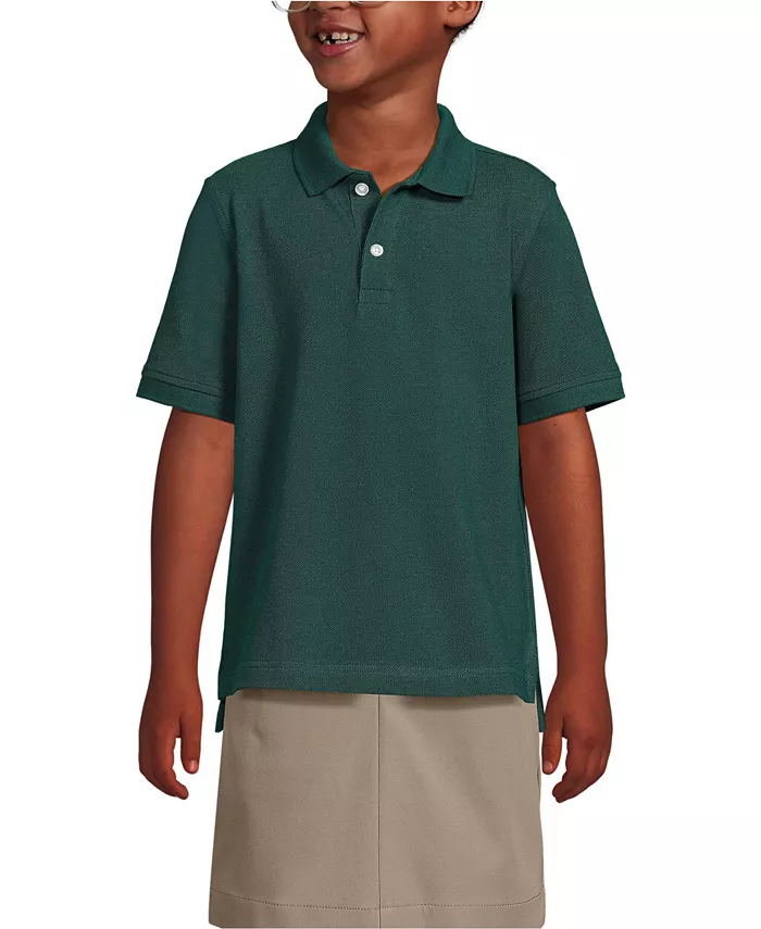 Школьная форма для девочек: поло с коротким рукавом из сетчатой ткани Lands' End, зеленый
Школьная форма для девочек: поло с коротким рукавом из сетчатой ткани Lands' End, зеленый