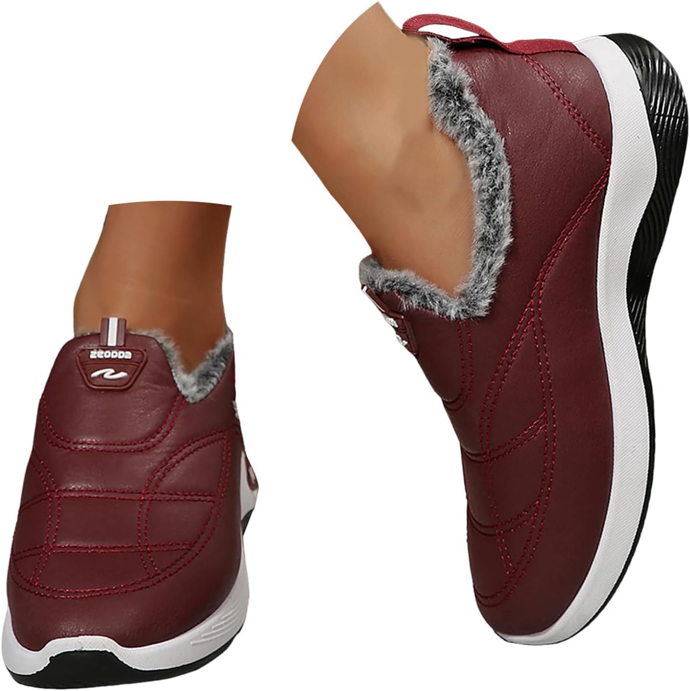 Зимние ботинки для женщин и мужчин, классические с меховой подкладкой, теплые снегоступы, ботильоны с противоскользящей подошвой, водонепроницаемые, удобные, без шнурков, для прогулок на улице, осенние спортивные кроссовки Jyswoshoe, винный
Зимние ботинки для женщин и мужчин, классические с меховой подкладкой, теплые снегоступы, ботильоны с противоскользящей подошвой, водонепроницаемые, удобные, без шнурков, для прогулок на улице, осенние спортивные кроссовки Jyswoshoe, винный