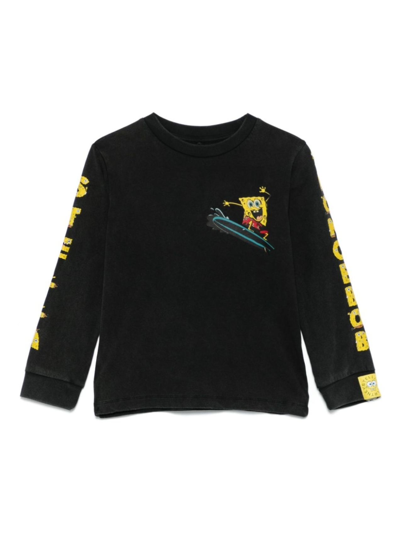 Stella McCartney Kids футболка с принтом из коллаборации с SpongeBob SquarePants, черный
Stella McCartney Kids футболка с принтом из коллаборации с SpongeBob SquarePants, черный