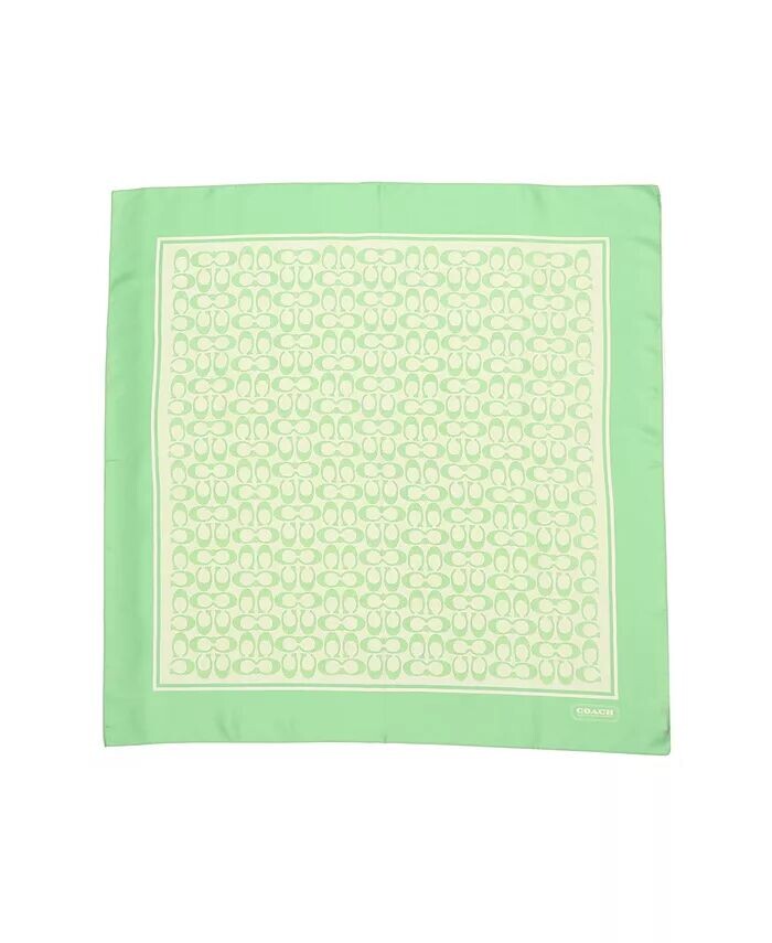 Квадратный шарф Signature C шириной 35 дюймов COACH, зеленый
Квадратный шарф Signature C шириной 35 дюймов COACH, зеленый