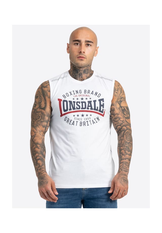 Футболка без рукавов облегающая st.agnes Lonsdale, белый
Футболка без рукавов облегающая st.agnes Lonsdale, белый