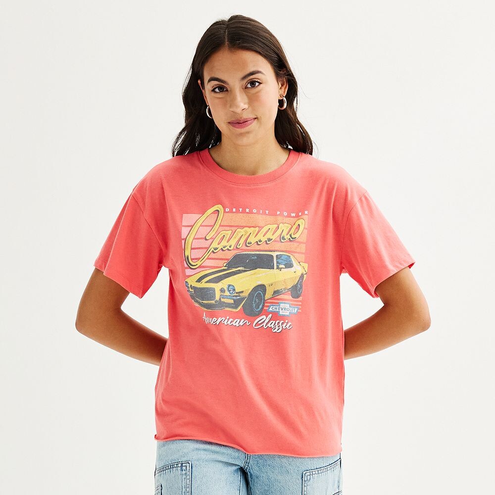 Классическая футболка Camaro American Classic с графическим рисунком для юниоров Licensed Character, цвет Spiced Coral
Классическая футболка Camaro American Classic с графическим рисунком для юниоров Licensed Character, цвет Spiced Coral