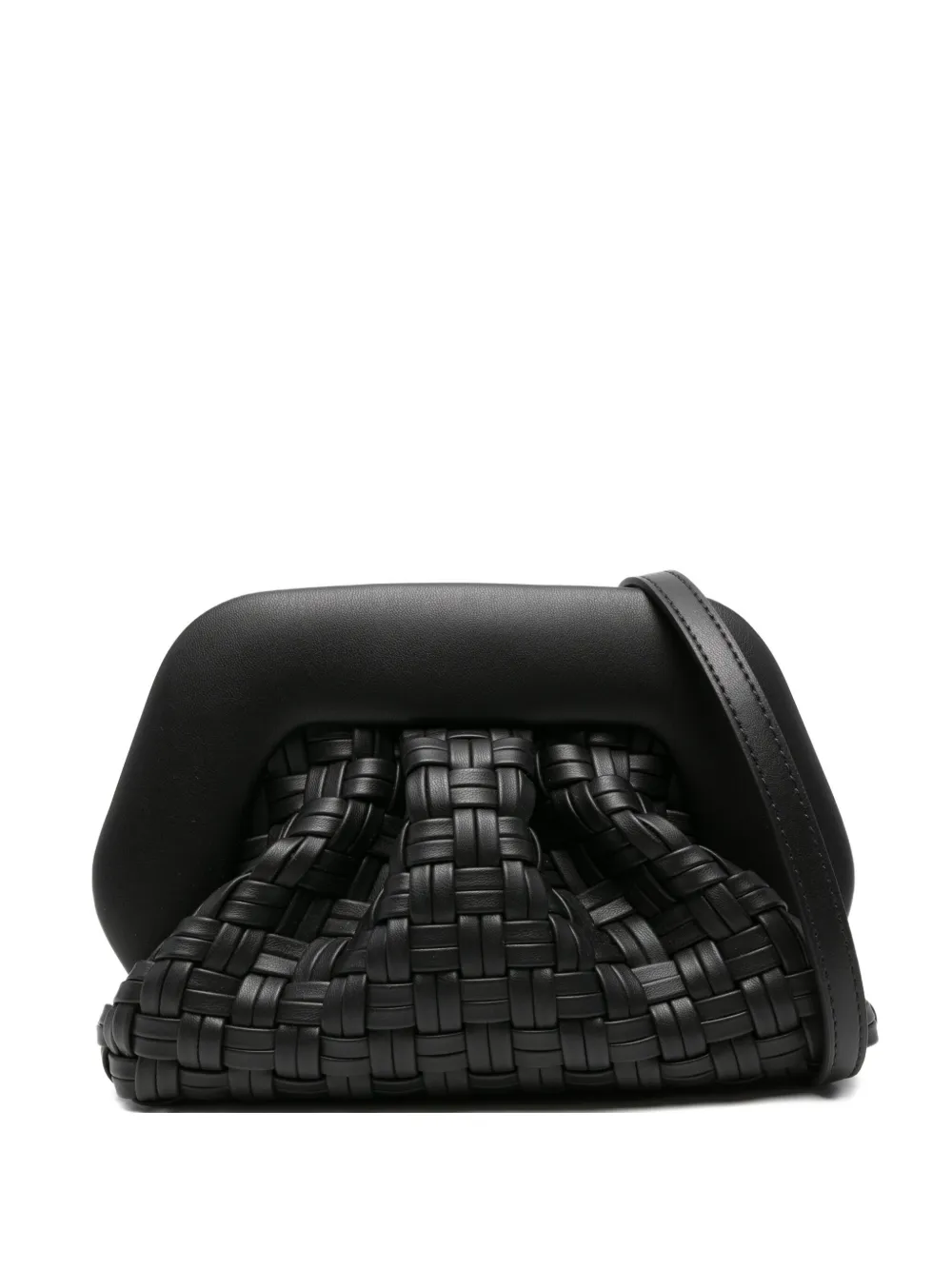 Плетеный кожаный клатч Themoirè, черный
Плетеный кожаный клатч Themoirè, черный