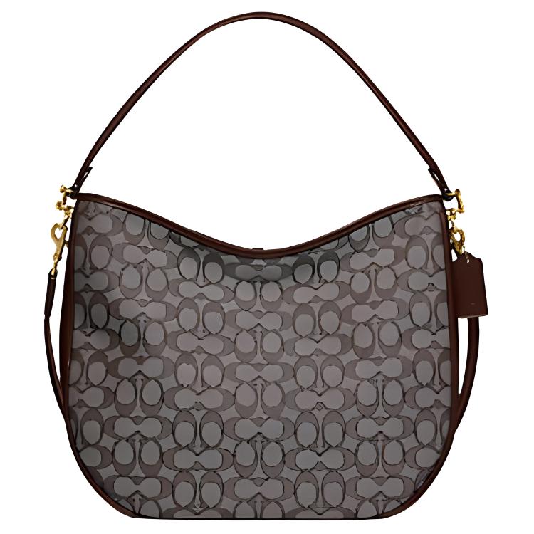 Кожаная сумка через плечо, коричневая COACH
Кожаная сумка через плечо, коричневая COACH