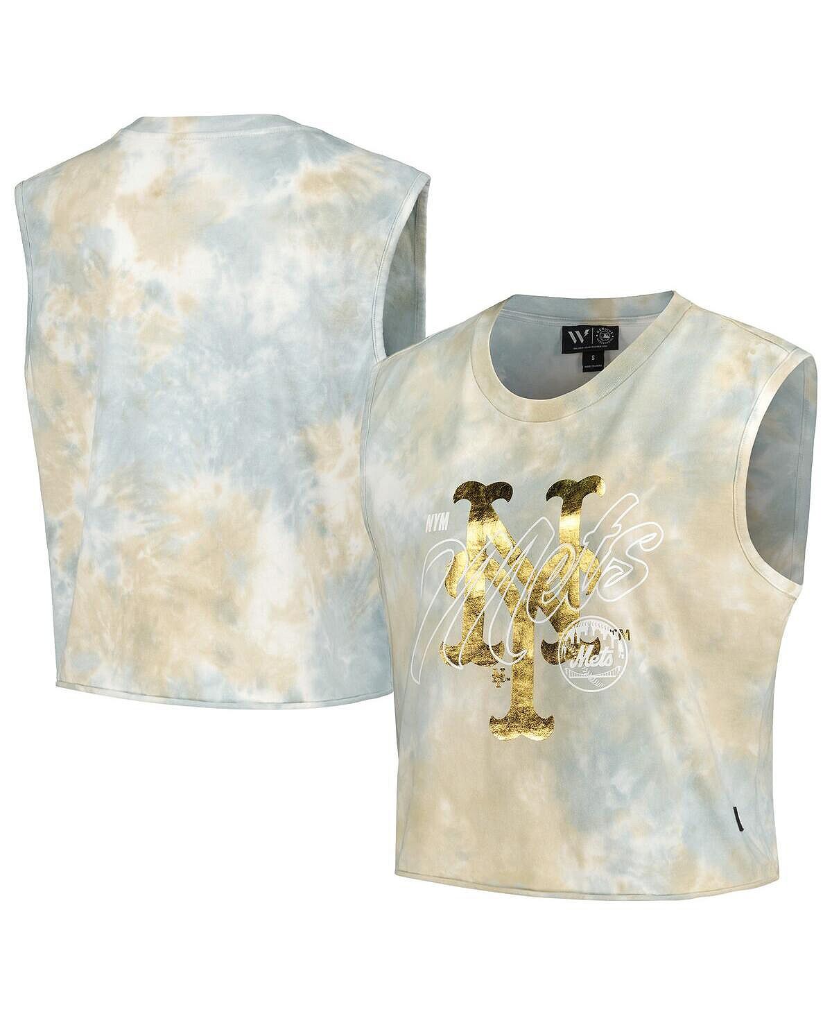 Женская белая майка New York Mets с эффектом потертости The Wild Collective, белый
Женская белая майка New York Mets с эффектом потертости The Wild Collective, белый