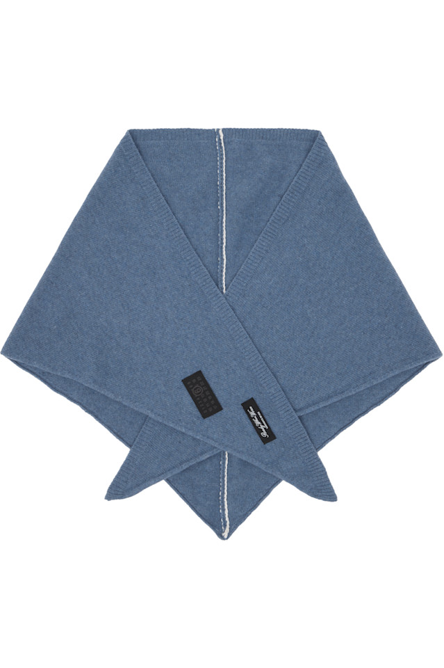 Mm6 Maison Margiela Синий шерстяной шарф
Mm6 Maison Margiela Синий шерстяной шарф